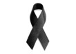 © New Africa - Black ribbon isolated on white. World Cancer Day
