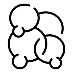 Poster - Bubble support chat icon outline vector. Customer call