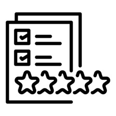 Poster - App live icon outline vector. Chat support