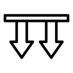 Poster - Duration pictogram icon outline vector. Time clock