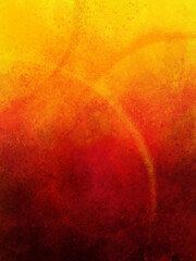 Hot grunge background - Abstract gradient texture from black and red to orange and yellow.