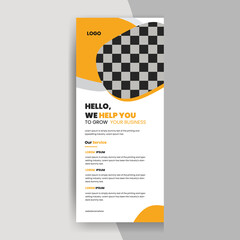 Wall Mural - Corporate Modern Roll Up Banner Design Template