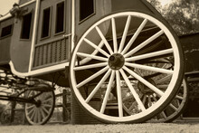 A Carriage In Vail Headquarters, A Living Historic Park, On September 14, 2017, Temecula, California, USA