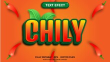 Editable Text Effects Chily Theme