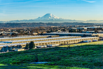 Wall Mural - Tukwila And Rainier 9