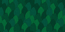 Leaves Illustration Background. Seamless Pattern.Vector. 葉っぱのイラストパターン