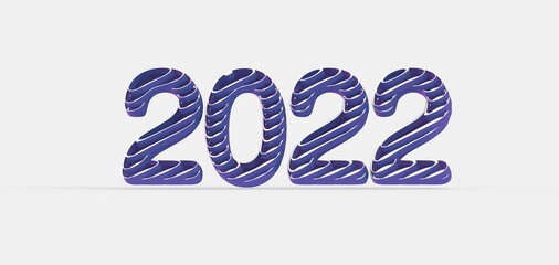 Poster -  2022 text flyer design on graphic