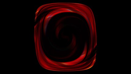 Poster - Circular geometric swirl with 3d render gradient and dynamic movement. Hypnotic swirling spiral lines with bright wave hues. Digital psychedelic lollipop for decorative web design.
