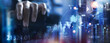 © tippapatt - Digital technology, big data, business finance and investment with innovative futuristic technology background