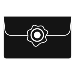 Poster - Business envelope icon simple vector. Mail letter