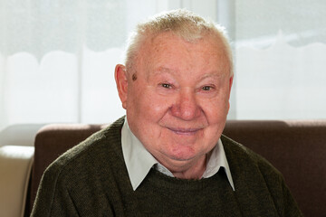 Wall Mural - Smiling elderly man