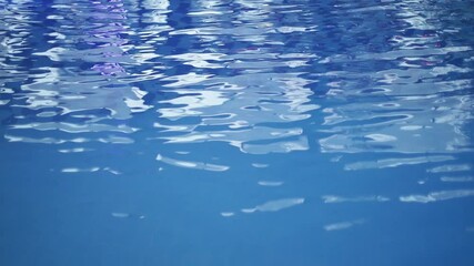 Poster - water in the pool with ripples and lighting