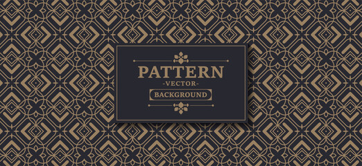 Poster - elegant pattern vintage style background