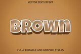 Fototapeta Panele - brown text effect on brown background.