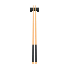 Wall Mural - Chopsticks vector. Chopsticks on white background. 