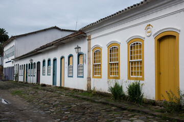 Wall Mural - Views of Paraty, Brazil, in the rain