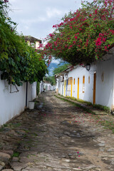 Wall Mural - Views of Paraty, Brazil, in the rain