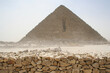 Egyptian pyramid in a dust stoem