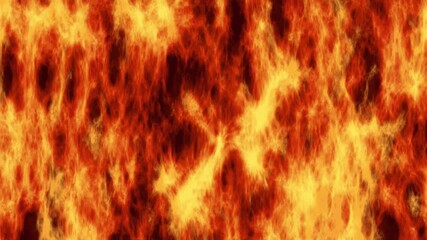 Canvas Print - Flame burning background slow animation