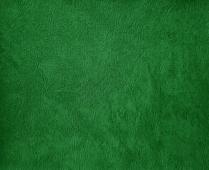 Wall Mural - vintage green faux leather. green artificial leather background for luxury, elegant and classic concept. plain background of green leather in close-up view.