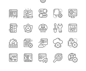 Poster - setup and settings. settings on computer. customization tools. memory monitoring app. internet setup