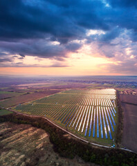 Wall Mural - Solar panels of Ukraine