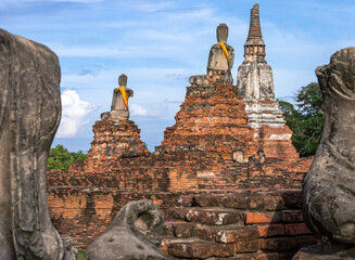 Canvas Print - Ayutthaya historical park