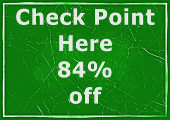 % Off Green Transit Board