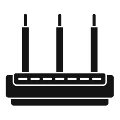 Poster - router modem icon simple vector. wifi internet