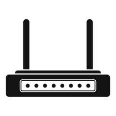 Poster - Broadband modem icon simple vector. Internet router