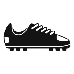 Poster - Soccer boot sole icon simple vector. Sport shoe