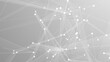 © MOMOSTOCK - Abstract technology and science polygonal space low poly background Tone gray with connecting dots and lines.
