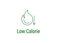 Low-calorie Icon Vector Illustration 