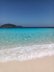 Wall Mural - Beautiful seascape view at Similan Islands in Thailand as for summer travel background.