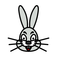 Sticker - Easter Rabbit Icon