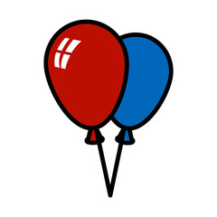 Sticker - Two Balloons Icon