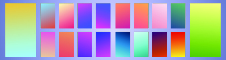 Poster - Color gradient cover design. Vibrant background for screen, poster, banner, wallpaper, social media post