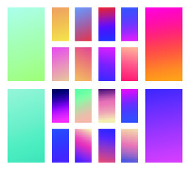 Poster - Color gradient cover design. Vibrant background for screen, poster, banner, wallpaper, social media post