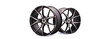 new stylish sports forged alloy wheels 22 diameter on a white background, beautiful rim and thin spokes cool wheels, long layout panoramic photo isolated