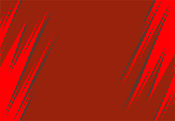 Aufkleber - Abstract background with red slash lines pattern and some copy space area