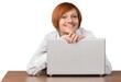 © BillionPhotos.com - Businesswoman using a laptop and smiling