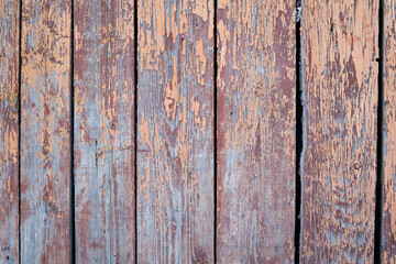 Sticker - Old brown painted rustic  grunge wooden timber texture . Copy space