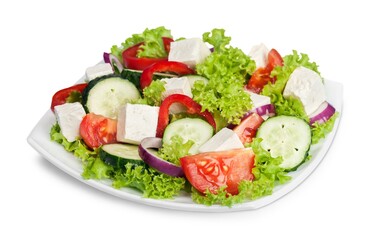 Poster - Fresh vegetable salad with cheese