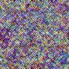 Aufkleber - Imitation of a texture of rough canvas. Seamless pattern.