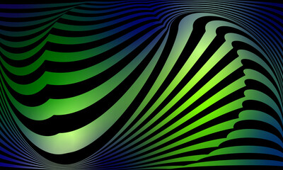 Wall Mural - Dark abstract green and blue background. Bright neon colors. Vector design.