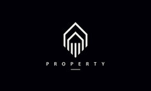 Modern Real Estate Logo Design Template For Residence, Architecture, Planning, Structure, Property, Building, Construction And Cityscape.
