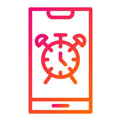 Clock Vector Icon Design Illustration