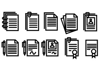 Set of Files Icon