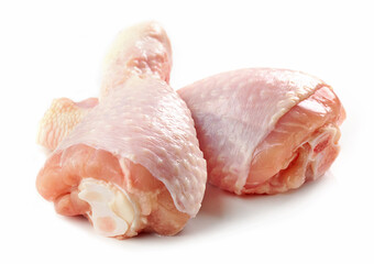 Wall Mural - fresh raw chicken legs