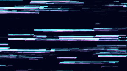 Aufkleber - Abstract glitch background. Digital damage backdrop with noise effect. Error texture. Computer virus. Corrupted code. 3d rendering.